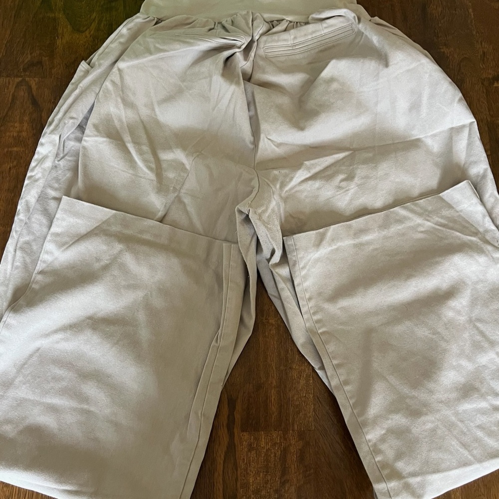 Destination Maternity Cream Trousers - Picture 2 of 3